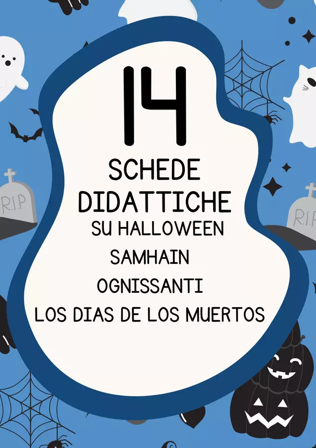 Schede halloween classe terza quarta e quinta Schede informative - Schede halloween classe terza quarta e quinta - MilleLibriPerBambini - Pagina di copertina