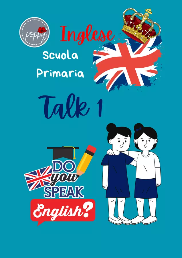 Inglese Fogli di lavoro: Small Talk Esercizi - Inglese Fogli di lavoro: Small Talk - Poppy - Pagina di copertina