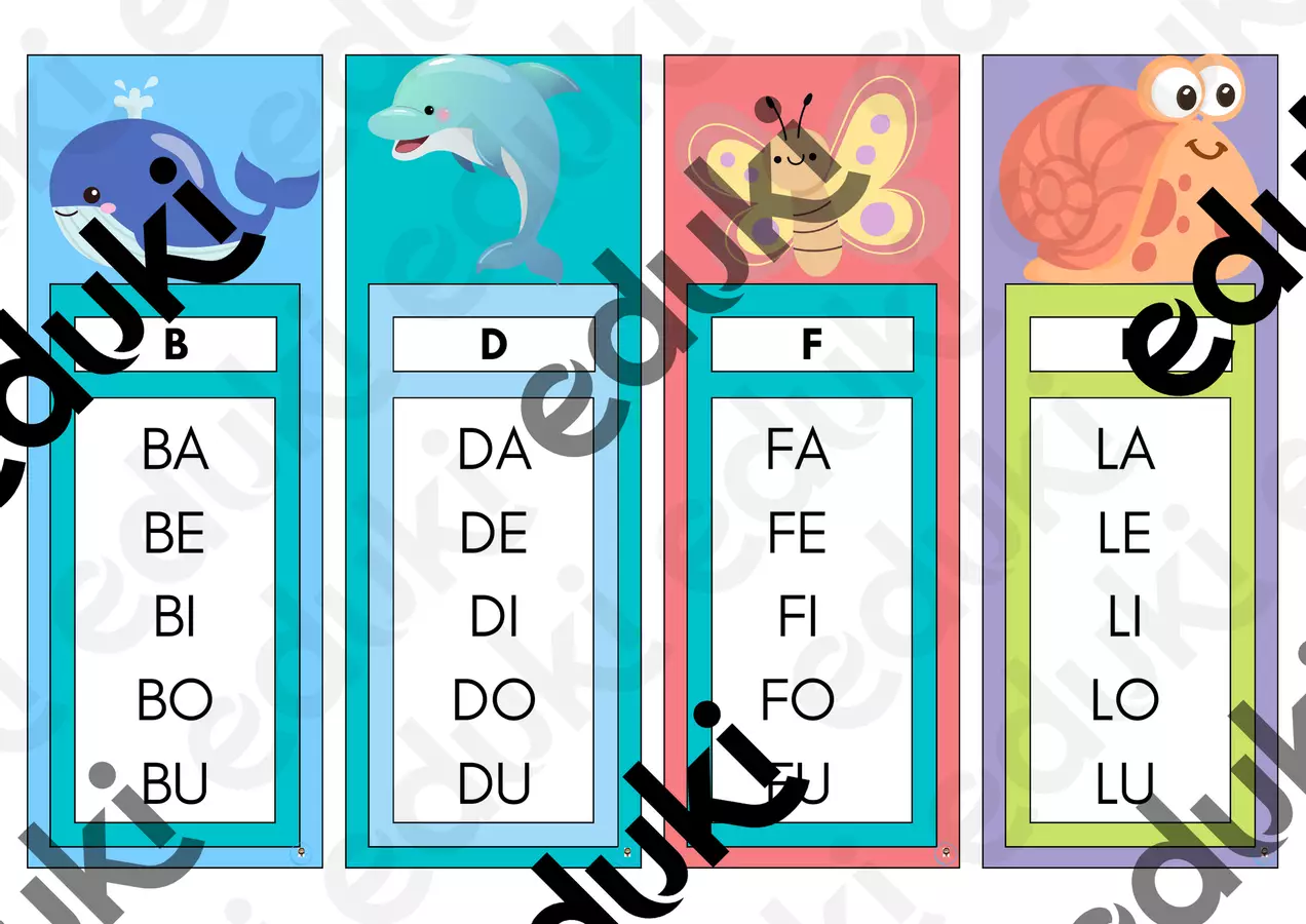Il sillabario Flashcard - Il sillabario - Homeworktutordsa - Pagina di copertina