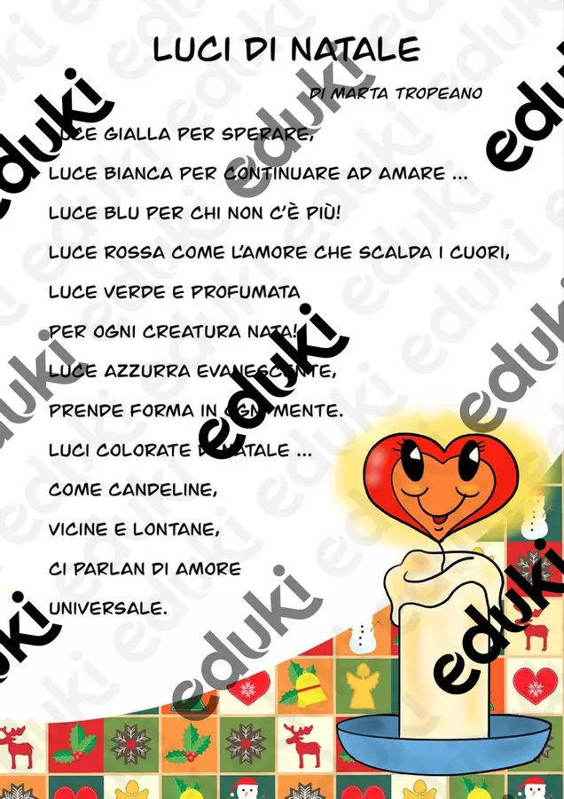 Laboratori di Natale: Luci di Natale Materiale di supporto/inclusione - Laboratori di Natale: Luci di Natale - Marta Tropeano - Pagina di copertina
