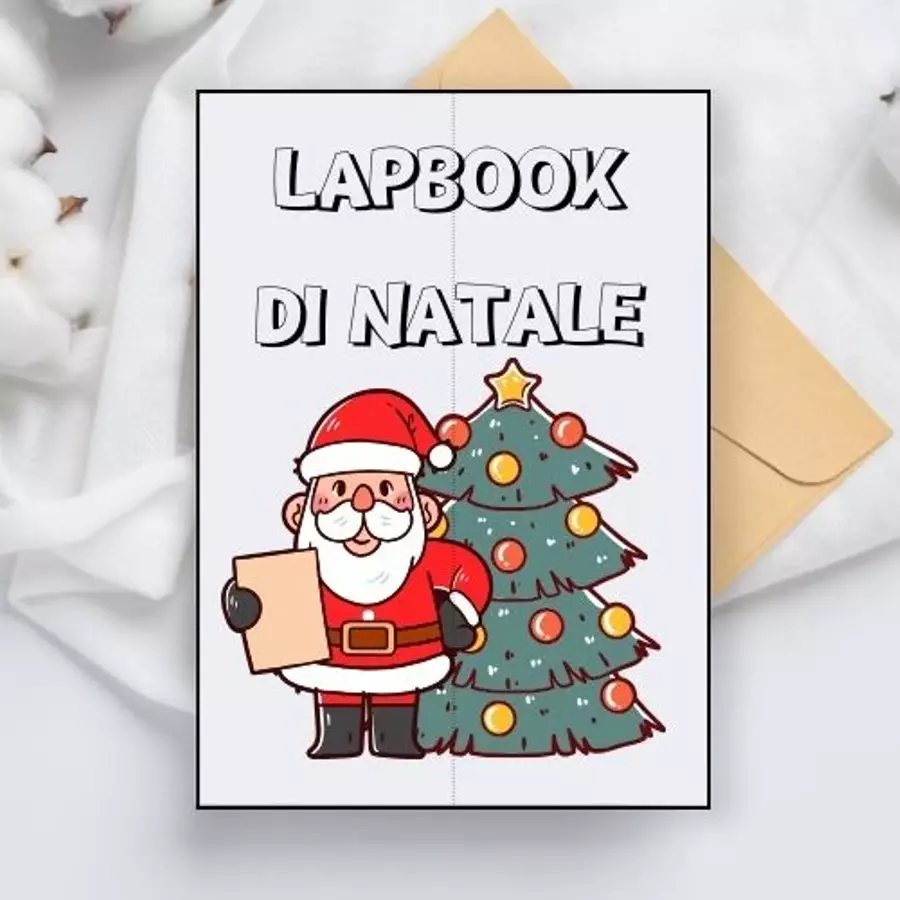 Lapbook di Natale Altro tipo di materiale - Lapbook di Natale - MilleLibriPerBambini - Pagina di copertina
