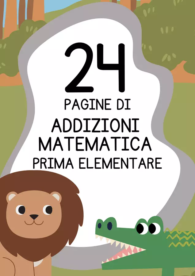 Schede didattiche addizioni classe prima Esercizi - Schede didattiche addizioni classe prima - MilleLibriPerBambini - Pagina di copertina