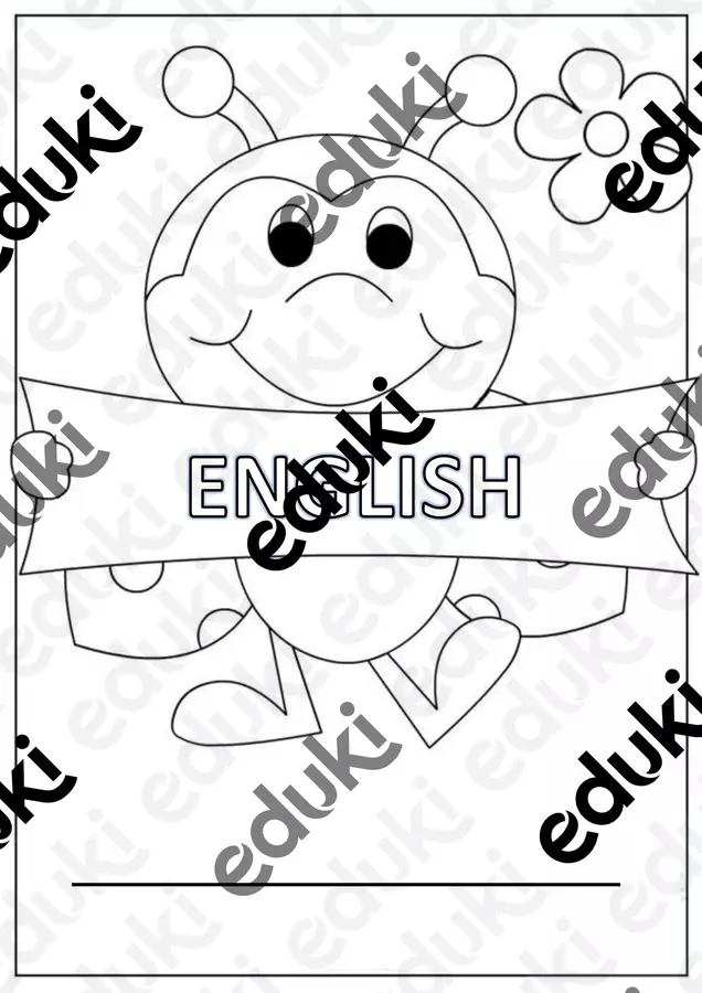 INGLESE SCUOLA INFANZIA 5 ANNI Esercizi - INGLESE SCUOLA INFANZIA 5 ANNI - Maestra Giada - Pagina di copertina