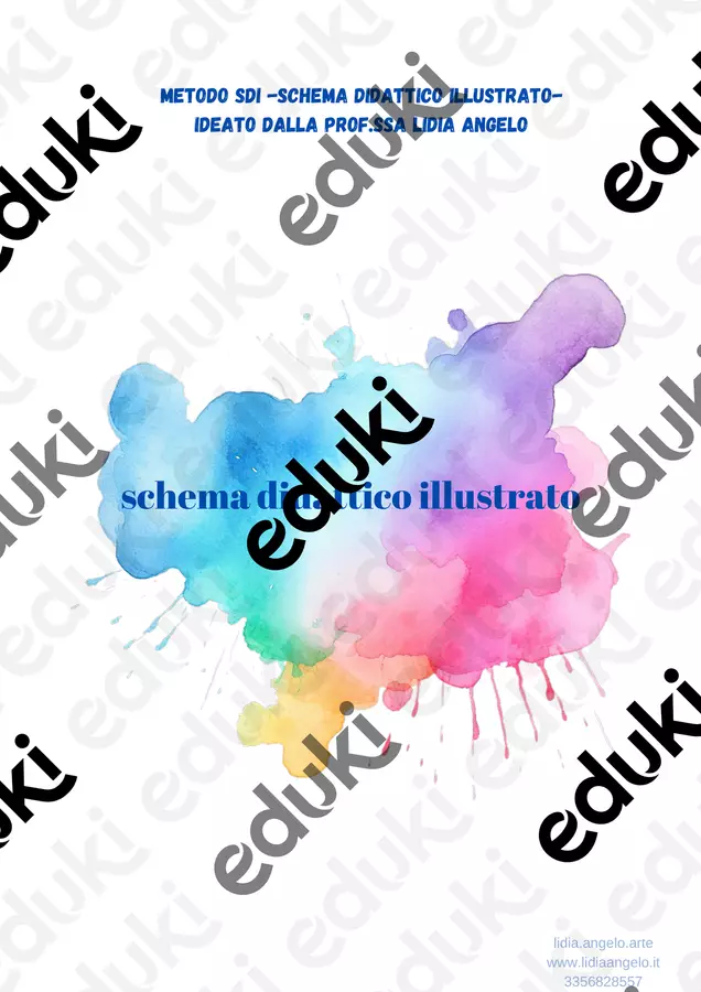 sdi-1- schema di attuazione metodo sdi Materiale di supporto/inclusione - sdi-1- schema di attuazione metodo sdi - prof.lidia.angelo.arte - Pagina di copertina