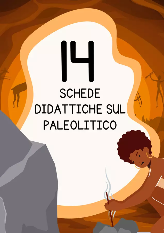 Schede didattiche storia classe terza - Paleolitico Schede informative - Schede didattiche storia classe terza - Paleolitico - MilleLibriPerBambini - Pagina di copertina