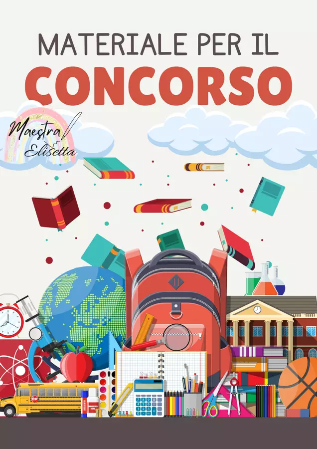Metodologie concorso in inglese Testo - Metodologie concorso in inglese - Maestra Elisetta - Pagina di copertina