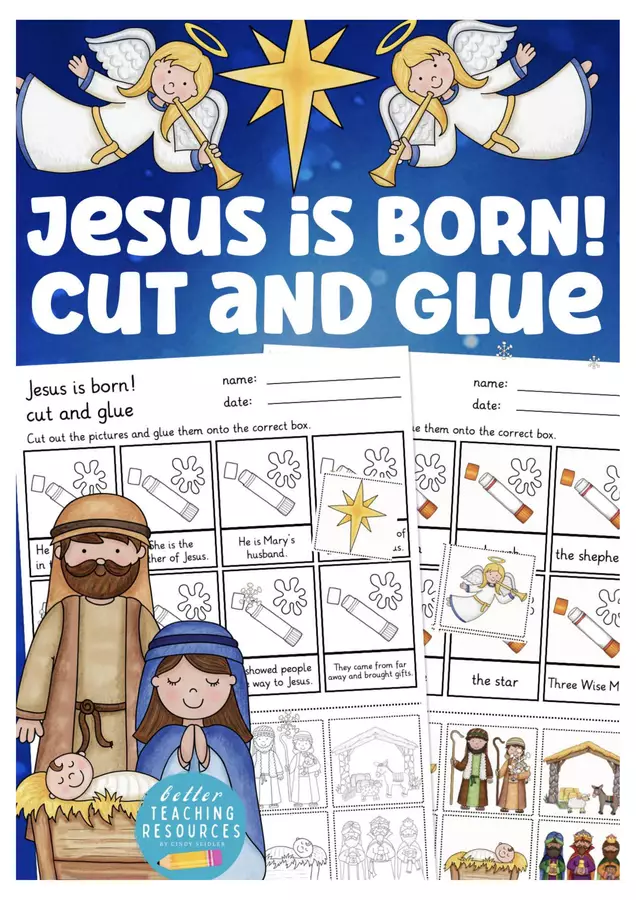 the Christmas story worksheets English vocabulary inglese Esercizi - the Christmas story worksheets English vocabulary inglese - Better Teaching Resources - Pagina di copertina