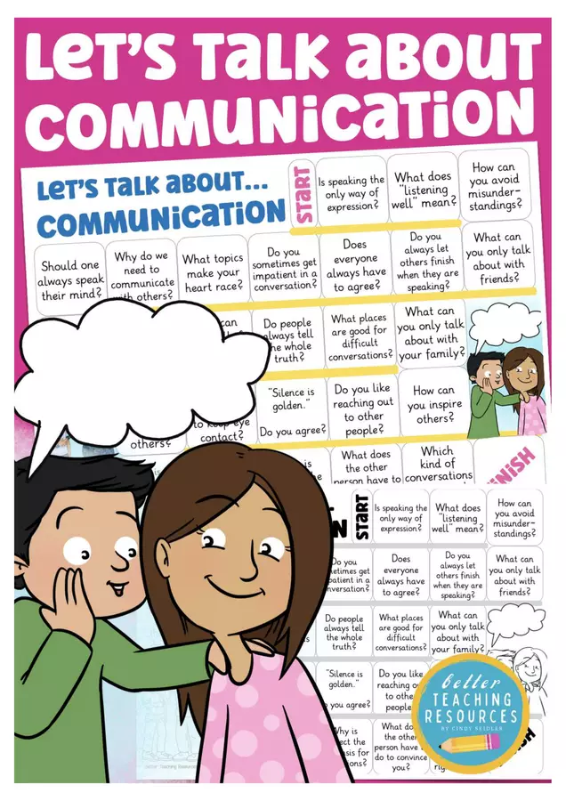 communication English speaking game gioco inglese Esercizi - communication English speaking game gioco inglese - Better Teaching Resources - Pagina di copertina