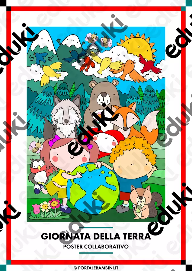 Giornata della Terra | Poster Collaborativo Poster - Giornata della Terra | Poster Collaborativo - Cuorfolletto Creative Shop - Pagina di copertina