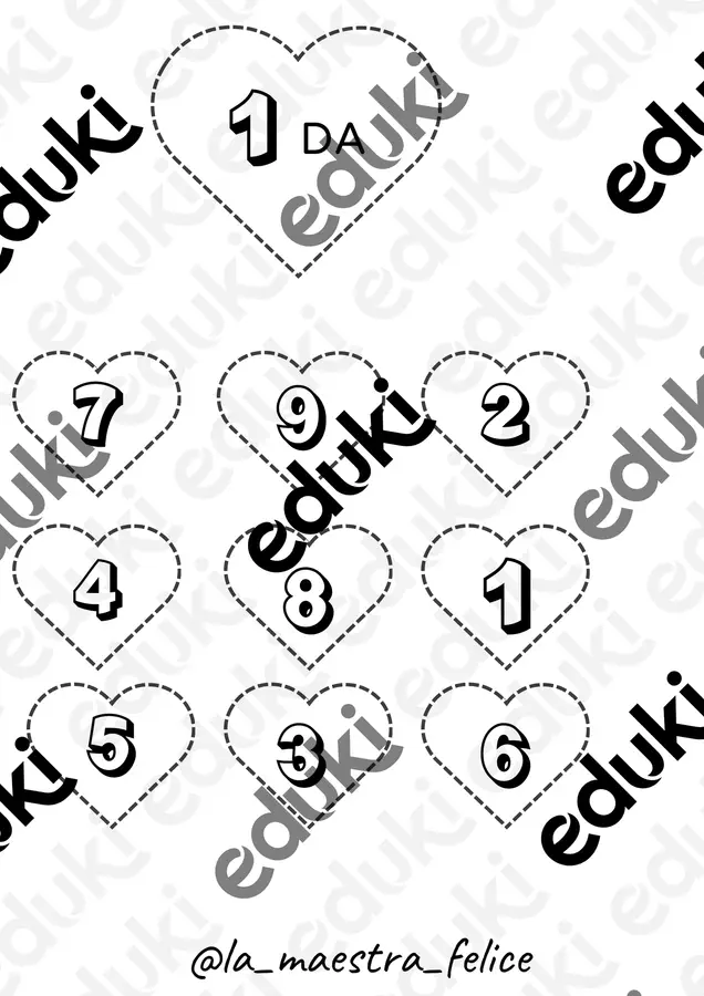 Un cuore di unità per la decina Un cuore di unità per la decina - La maestra felice - Pagina di copertina