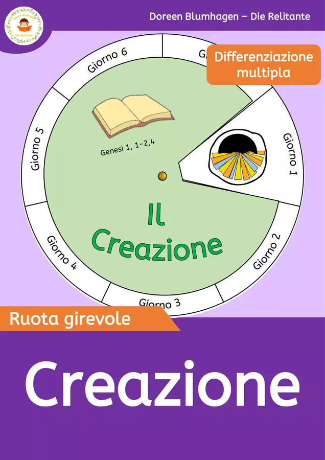 Ruota girevole della creazione Materiale di supporto/inclusione - Ruota girevole della creazione - DieRelitante - Pagina di copertina