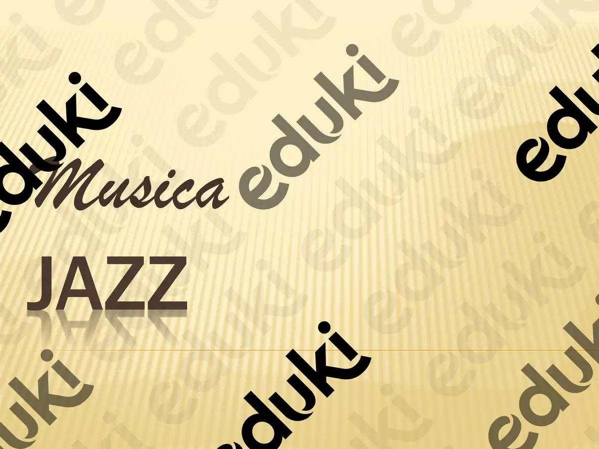 Storia della musica Jazz (dalle origini ad oggi) Presentazioni / Lavagne - Storia della musica Jazz (dalle origini ad oggi) - Chiara Sella Dessolis - Pagina di copertina