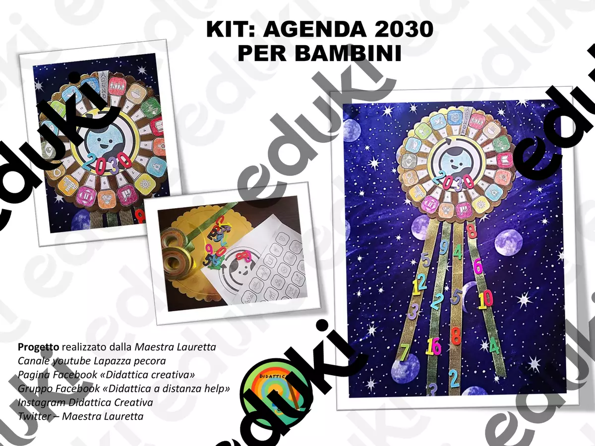 Kit: Agenda 2030 per bambini Schede informative - Kit: Agenda 2030 per bambini - Didattica Creativa - Pagina di copertina