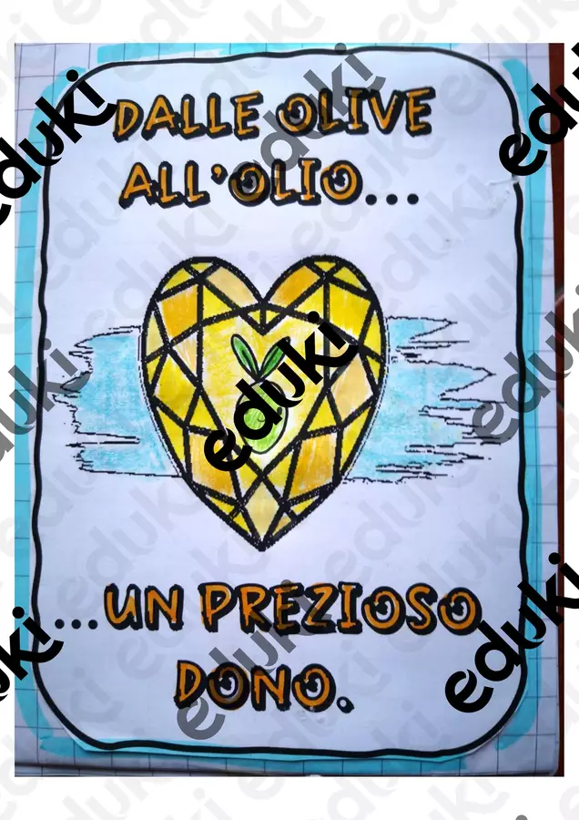 Kit: L'olio d'oliva Materiale per pittura e bricolage - Kit: L'olio d'oliva - Didattica Creativa - Pagina di copertina