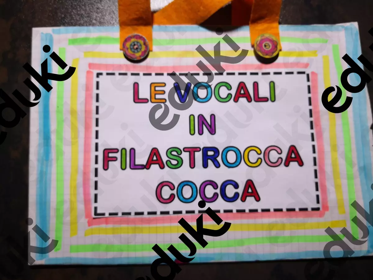 Kit: Le vocali Materiale per pittura e bricolage - Kit: Le vocali - Didattica Creativa - Pagina di copertina