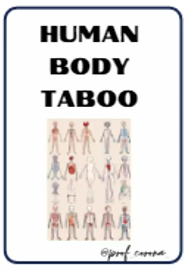 Human body game Materiale di supporto/inclusione - Human body game - Prof Luca Corona - Pagina di copertina