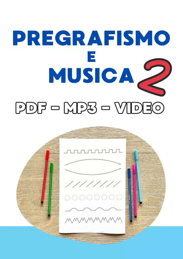 MUSICOGRAMMA Pregrafismo e Musica 2 - PDF - MP3 - VIDEO Esercizi - MUSICOGRAMMA Pregrafismo e Musica 2 - PDF - MP3 - VIDEO - Emanuele Ruggiero - Music Teacher - Pagina di copertina