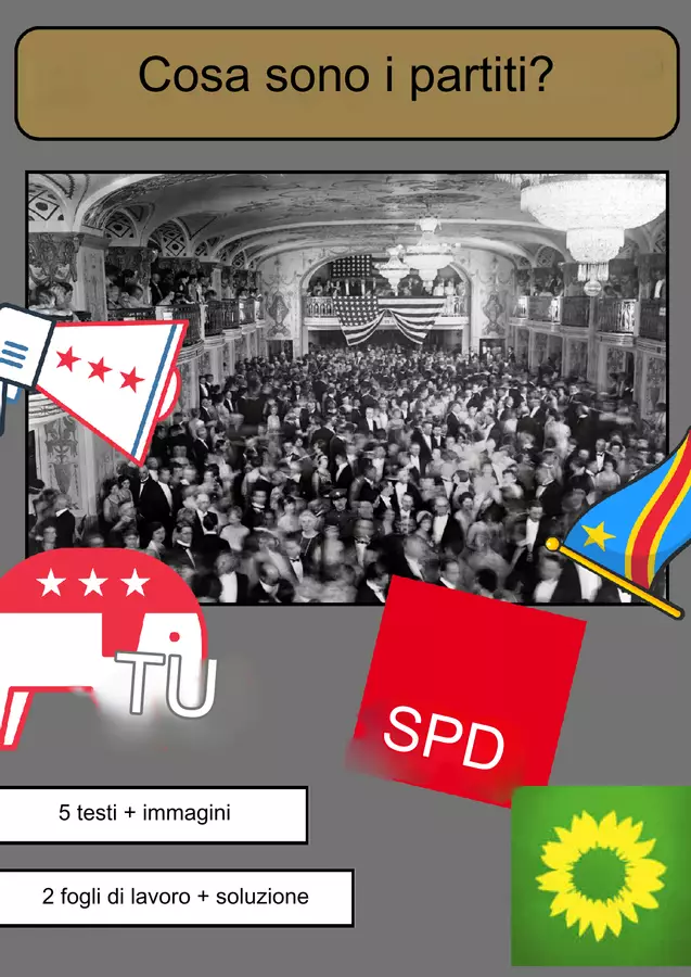Cosa sono i partiti politici? Storia, struttura e ideologia spiegate. Testo - Cosa sono i partiti politici? Storia, struttura e ideologia spiegate. - Grolno - Pagina di copertina