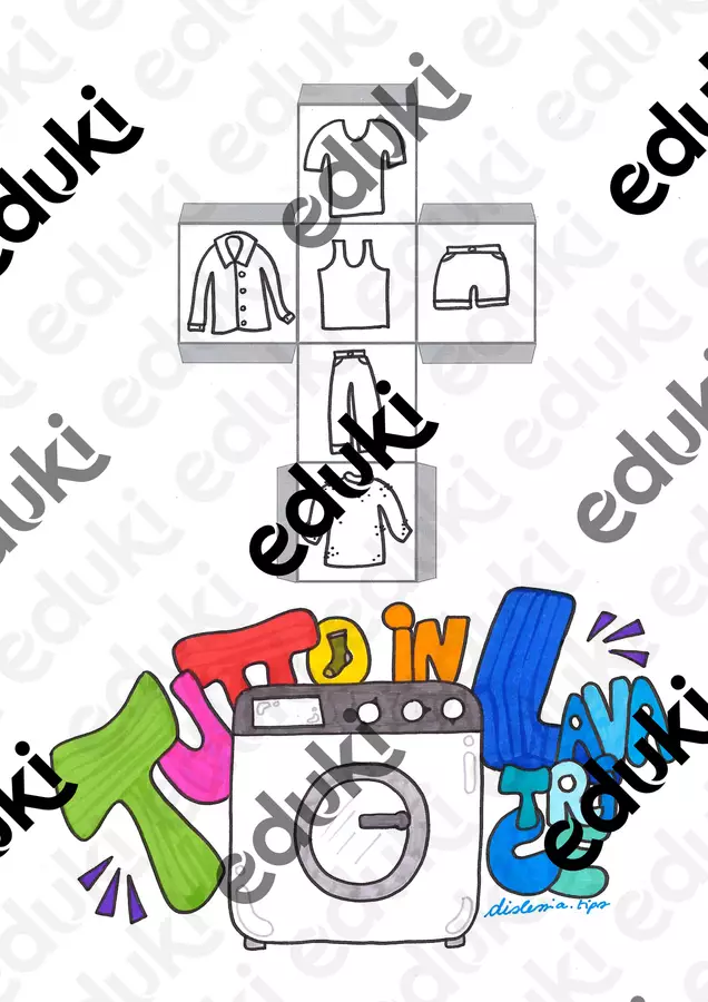Tutto in lavatrice! Gioco di velocità, inibizione e memoria Giochi - Tutto in lavatrice! Gioco di velocità, inibizione e memoria - dislessia.tips - Pagina di copertina