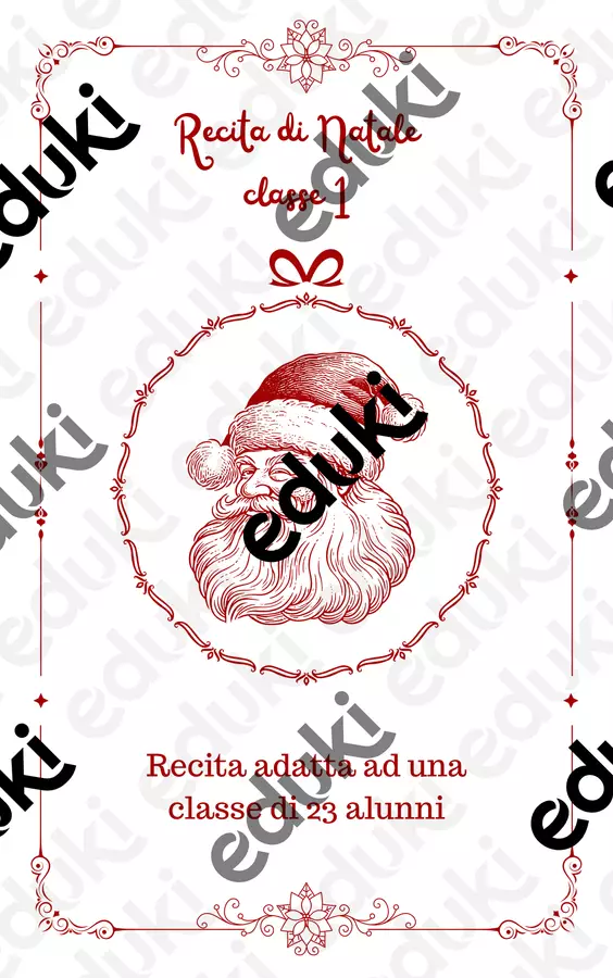 Recita di Natale classe 1- adatta a 23 alunni Programmi scolastici / Materiali per docenti - Recita di Natale classe 1- adatta a 23 alunni - Maestradituttounpò - Pagina di copertina