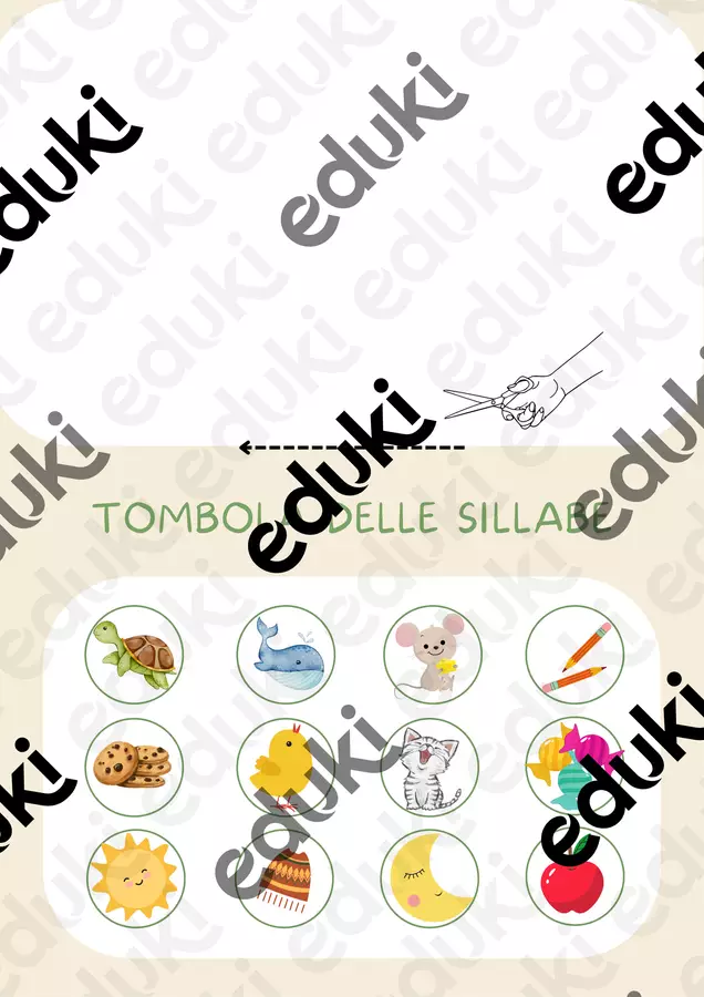 Tombola delle sillabe - Gioco per allenare la metafonologia Giochi - Tombola delle sillabe - Gioco per allenare la metafonologia - neuropsicologia.dsa - Pagina di copertina