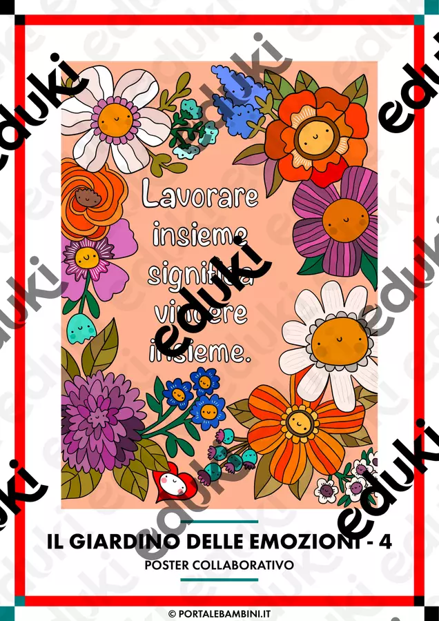Il Giardino delle Emozioni 4 - Poster collaborativo Poster - Il Giardino delle Emozioni 4 - Poster collaborativo - Cuorfolletto Creative Shop - Pagina di copertina