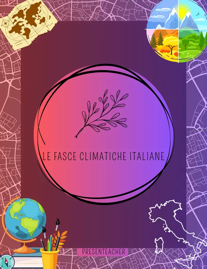 Kit Le fasce climatiche d'Italia Materiale interattivo - Kit Le fasce climatiche d'Italia - PresenTeacher - Pagina di copertina