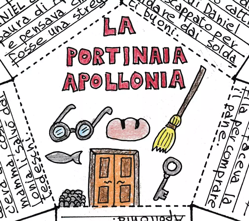 La portinaia Apollonia - Giornata della Memoria UdA - La portinaia Apollonia - Giornata della Memoria - maestra Simo-Taf - Pagina di copertina