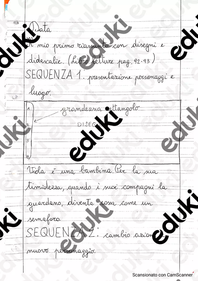 Riassunto con disegni e didascalie Schede informative - Riassunto con disegni e didascalie - MaestrAntonietta - Pagina di copertina