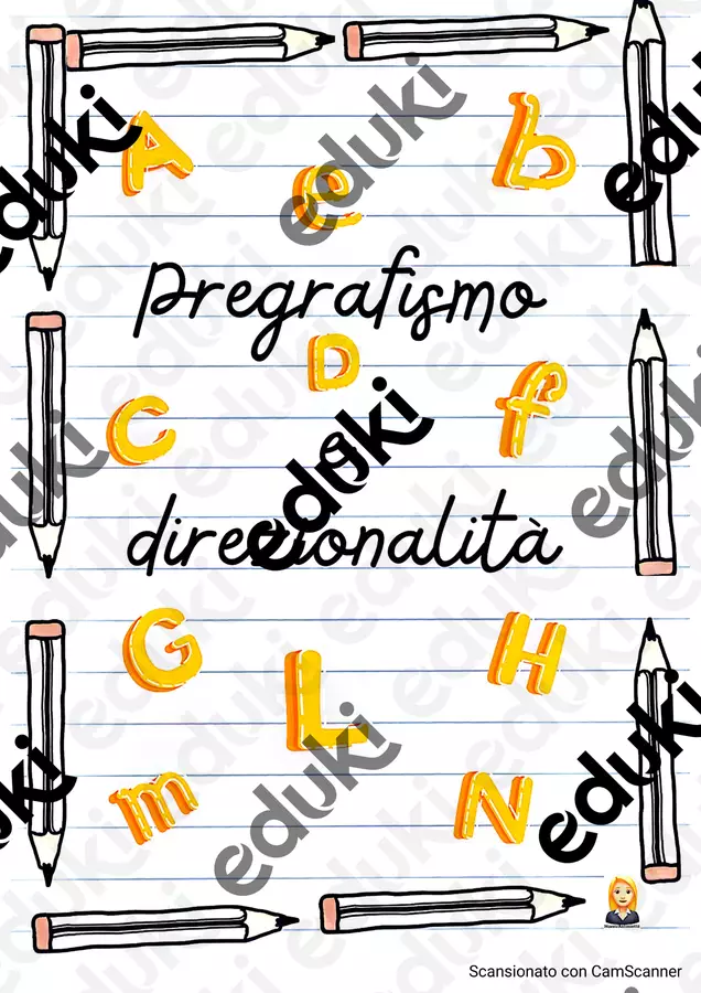 Pregrafismo e direzionalità Esercizi - Pregrafismo e direzionalità - MaestrAntonietta - Pagina di copertina