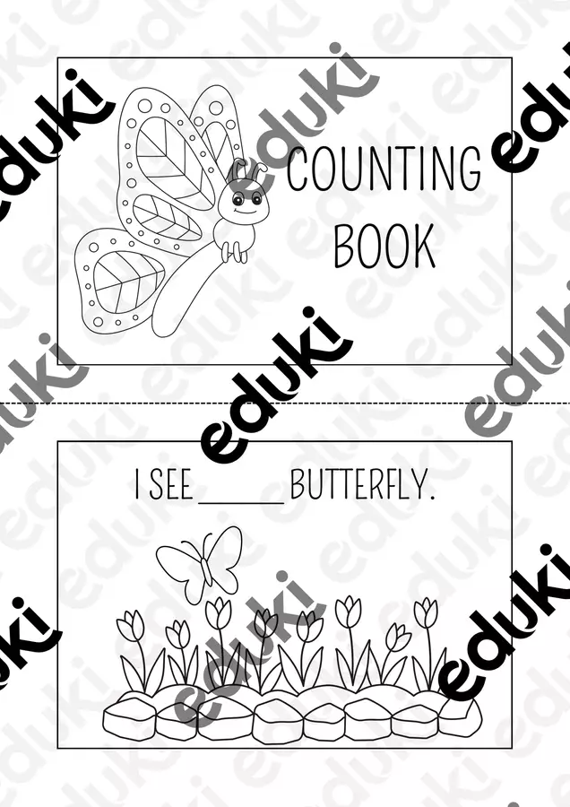Counting book – Libretto per imparare i numeri in inglese Schede informative - Counting book – Libretto per imparare i numeri in inglese - MilleLibriPerBambini - Pagina di copertina