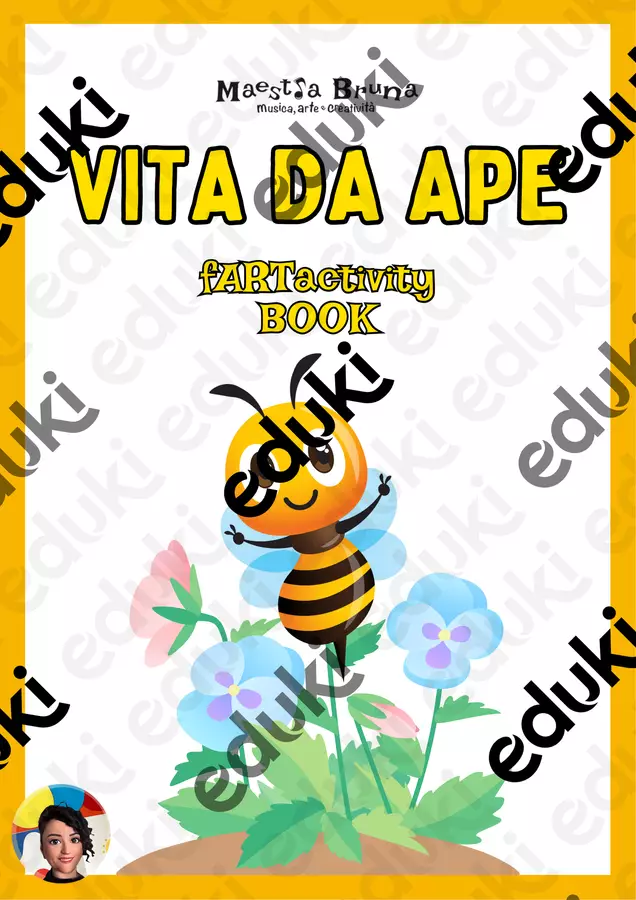 Vita da Ape - fARTactivity Book Materiale per pittura e bricolage - Vita da Ape - fARTactivity Book - Maestra Bruna - Pagina di copertina