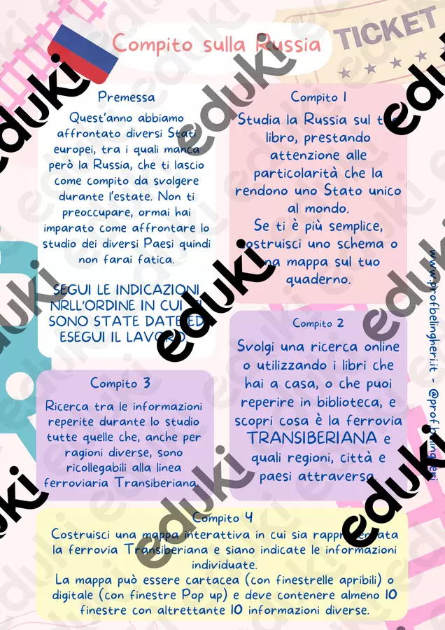 Compito sulla Russia Compito sulla Russia - profbelingheri - Pagina di copertina