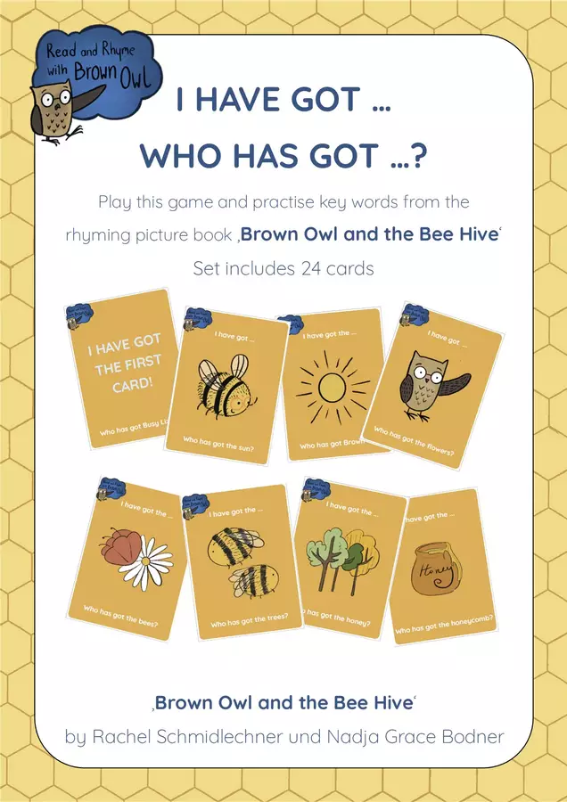 Brown Owl and the Bee Hive - I HAVE GOT ... WHO HAS GOT ...? Quiz - Brown Owl and the Bee Hive - I HAVE GOT ... WHO HAS GOT ...? - Read and Rhyme with Brown Owl - Pagina di copertina