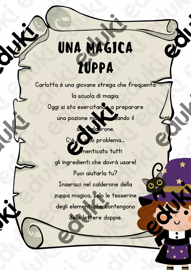 La zuppa delle doppie - Gioco sulle doppie Giochi - La zuppa delle doppie - Gioco sulle doppie - MilleLibriPerBambini - Pagina di copertina