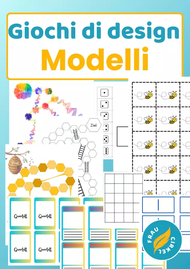 Crea i tuoi giochi Modelli Materiale per pittura e bricolage - Crea i tuoi giochi Modelli - Frau Cirkel - Pagina di copertina