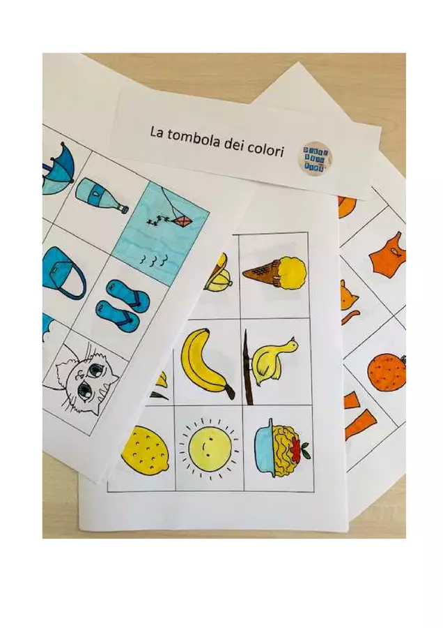 La tombola dei colori Giochi - La tombola dei colori - dislessia.tips - Pagina di copertina