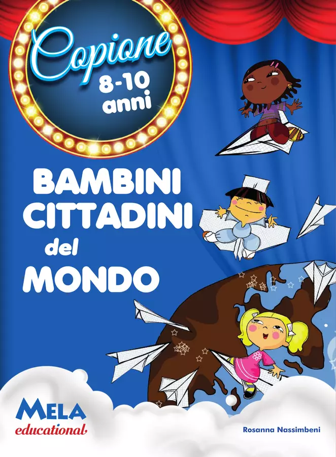 BAMBINI CITTADINI DEL MONDO libro con canzoni Esercizi - BAMBINI CITTADINI DEL MONDO libro con canzoni - Mela educational - Pagina di copertina