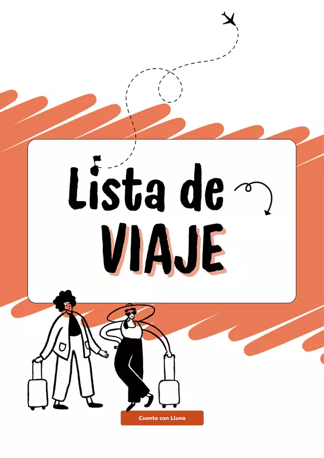 Lista / Planificador de viajes (in spagnolo) Altro tipo di materiale - Lista / Planificador de viajes (in spagnolo) - Cuenta con Lluna - Pagina di copertina