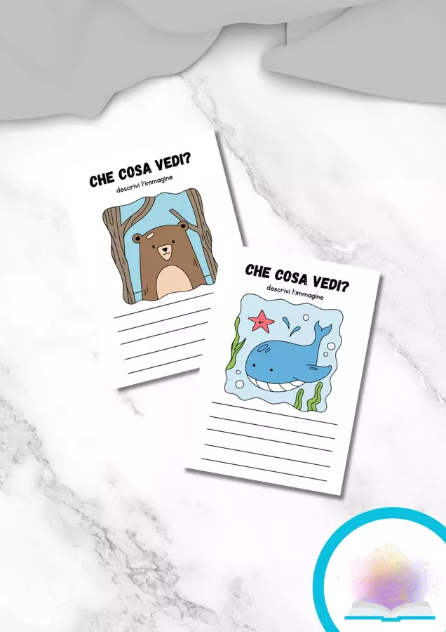 Descrizione animale classe seconda Altro tipo di materiale - Descrizione animale classe seconda - MilleLibriPerBambini - Pagina di copertina