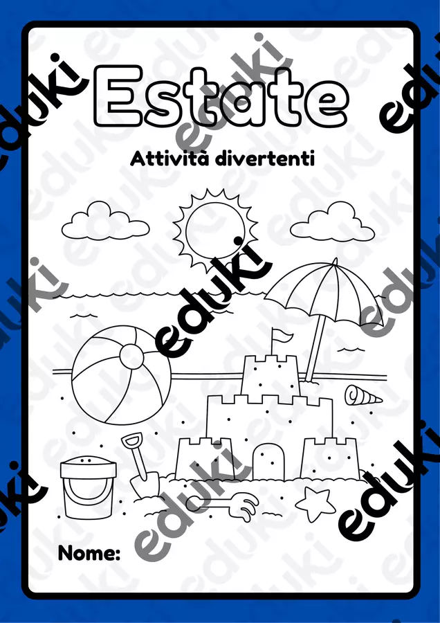 Raccolta di materiali per l'accoglienza in classe prima primaria Esercizi - Raccolta di materiali per l'accoglienza in classe prima primaria - La maestra Fantasia - Pagina di copertina