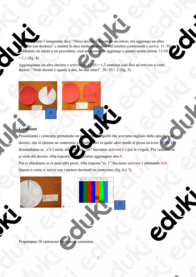 i numeri decimali Piani di lezione - i numeri decimali - Maestra Daniela - Pagina di copertina