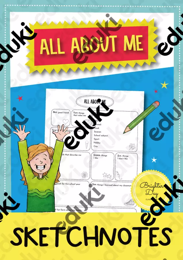 Back to school ice breaker; Inizio della scuola / Conoscersi (Inglese) Esercizi - Back to school ice breaker; Inizio della scuola / Conoscersi (Inglese) - Brighter Day Classroom - Pagina di copertina