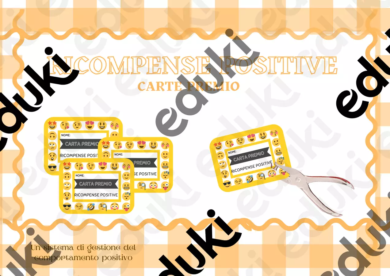 Carte premio per comportamento Carte premio per comportamento - maestra Cry67 - Pagina di copertina