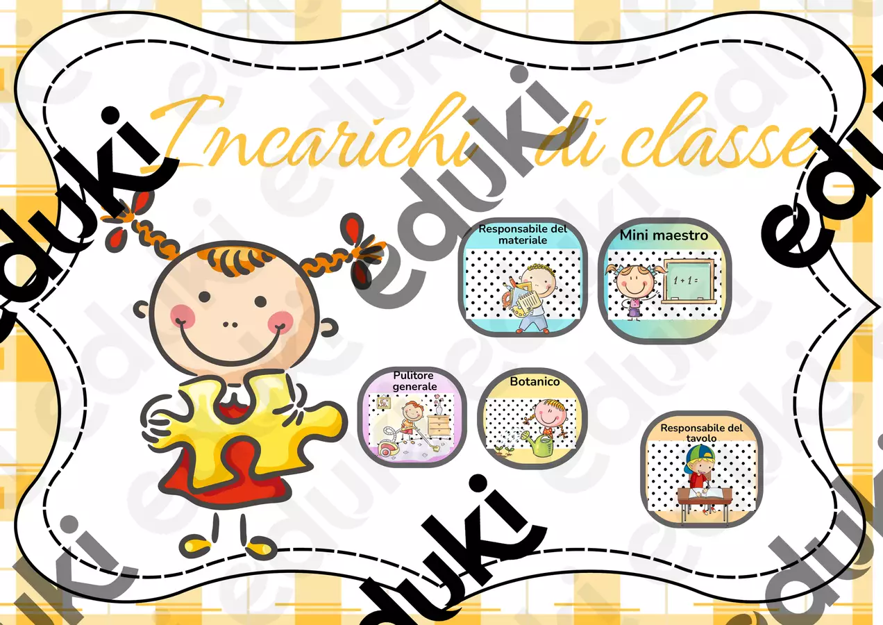 CARTE INCARICHI Etichette / Segnalibri - CARTE INCARICHI - maestra Cry67 - Pagina di copertina