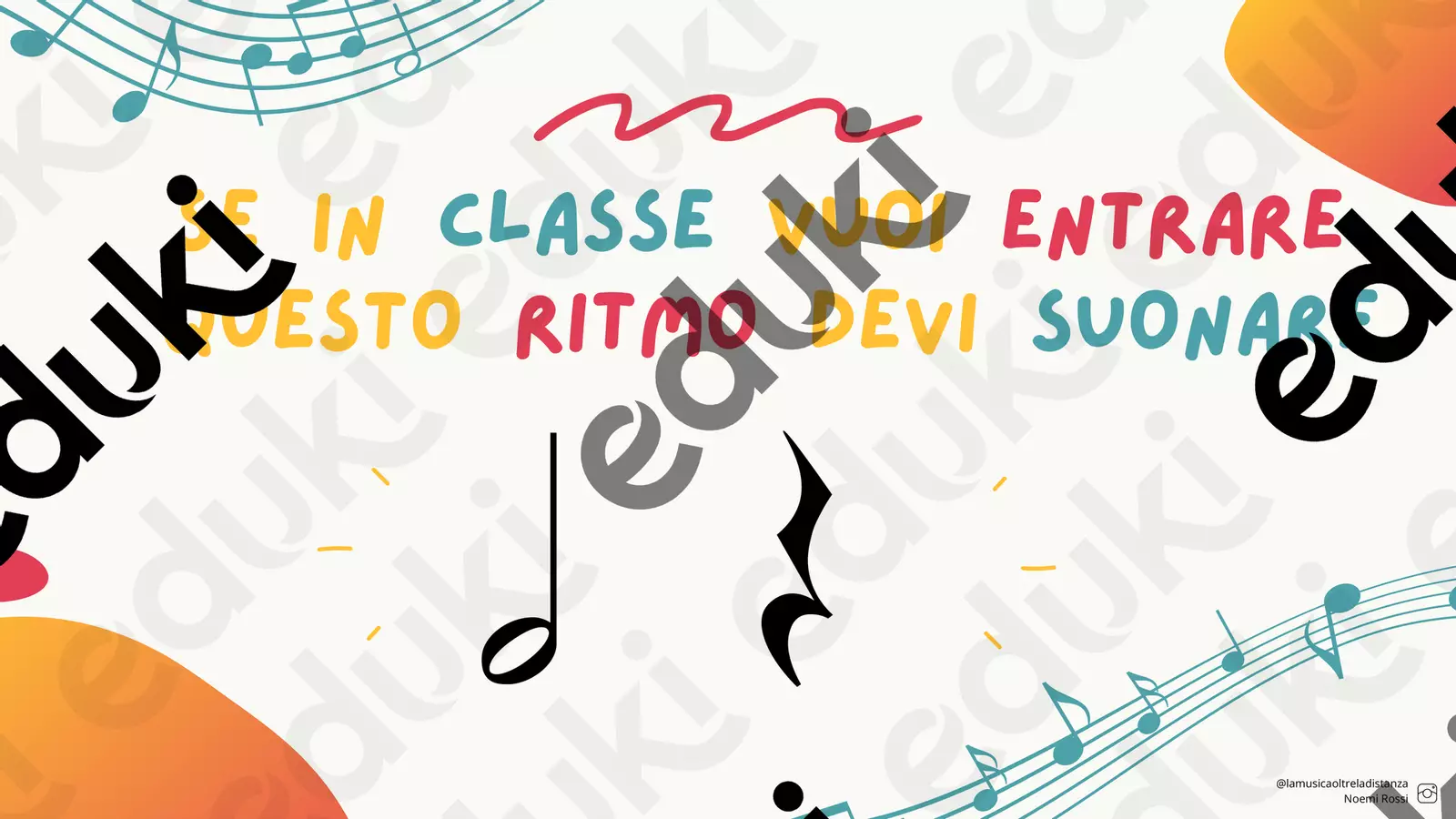 Cartelli di benvenuto: bussa a ritmo (3/4) Esercizi - Cartelli di benvenuto: bussa a ritmo (3/4) - lamusicaoltreladistanza - Pagina di copertina