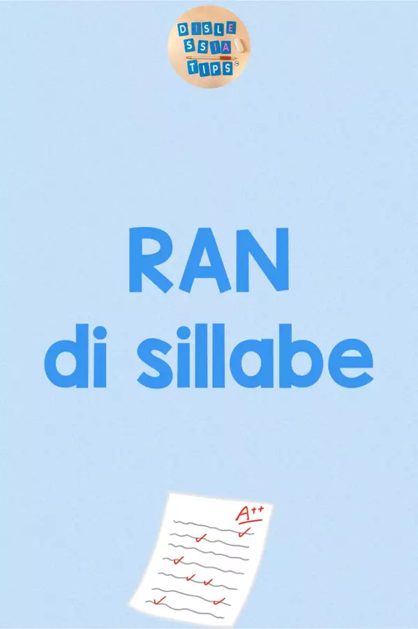 RAN DI SILLABE: 90 pagine! Esercizi - RAN DI SILLABE: 90 pagine! - dislessia.tips - Pagina di copertina