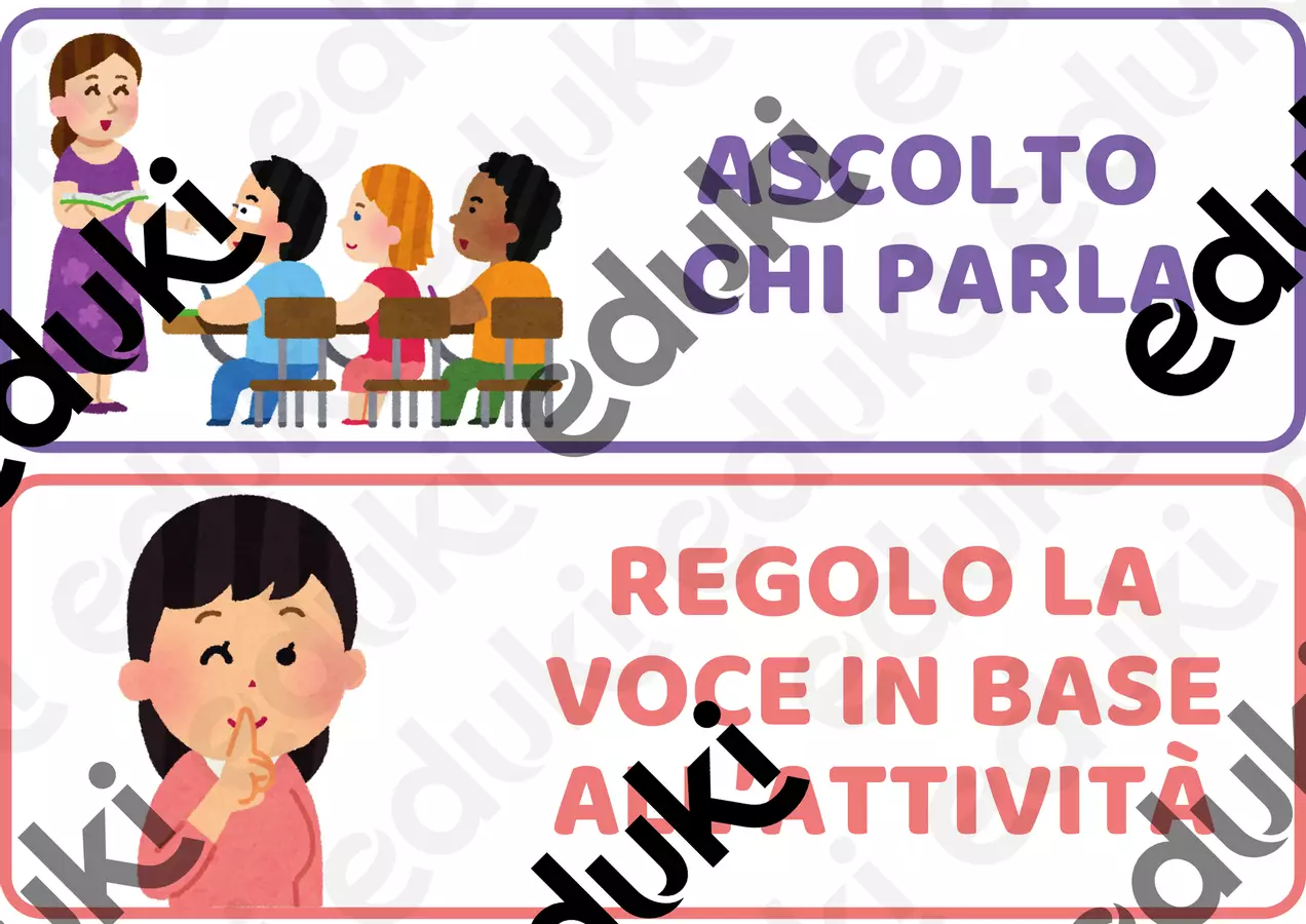 Regole di Classe Materiale di supporto/inclusione - Regole di Classe - Maestre Disordinarie - Pagina di copertina