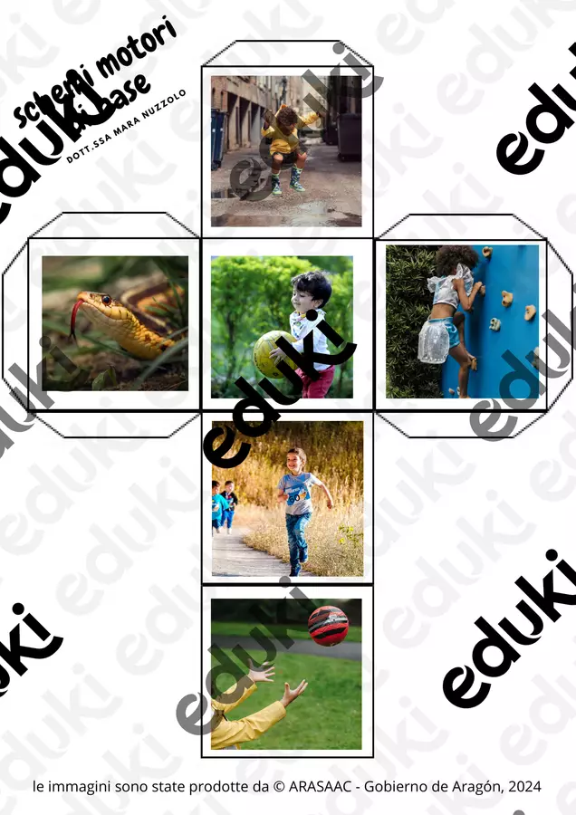 dado schemi motori di base Flashcard - dado schemi motori di base - Dott.ssa Mara Nuzzolo- chinesologa clinica e psicomotricista funzionale - Pagina di copertina