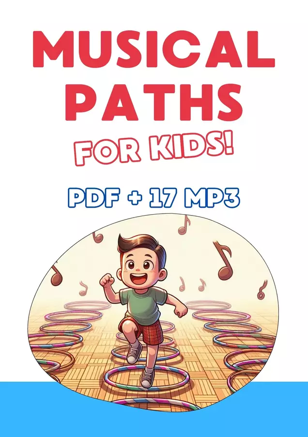 MUSICAL PATHS for Kids - 17 MP3 and PDF Esercizi - MUSICAL PATHS for Kids - 17 MP3 and PDF - Emanuele Ruggiero - Music Teacher - Pagina di copertina